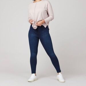 Spanx Women’s Jean-ish Blue Jean Ankle Jegging Dark Wash Medium